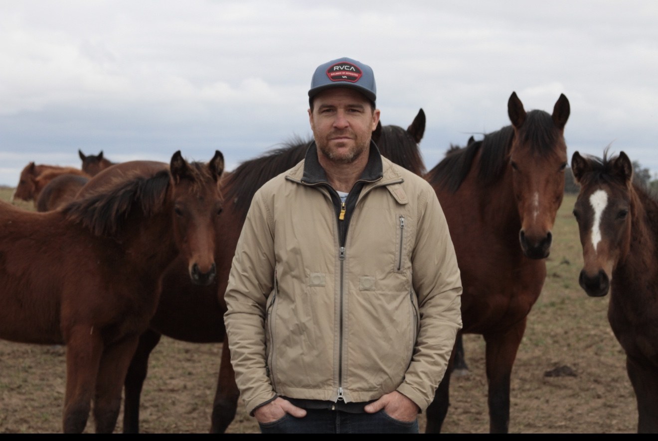 Ignacio Nachi Heguy with horses