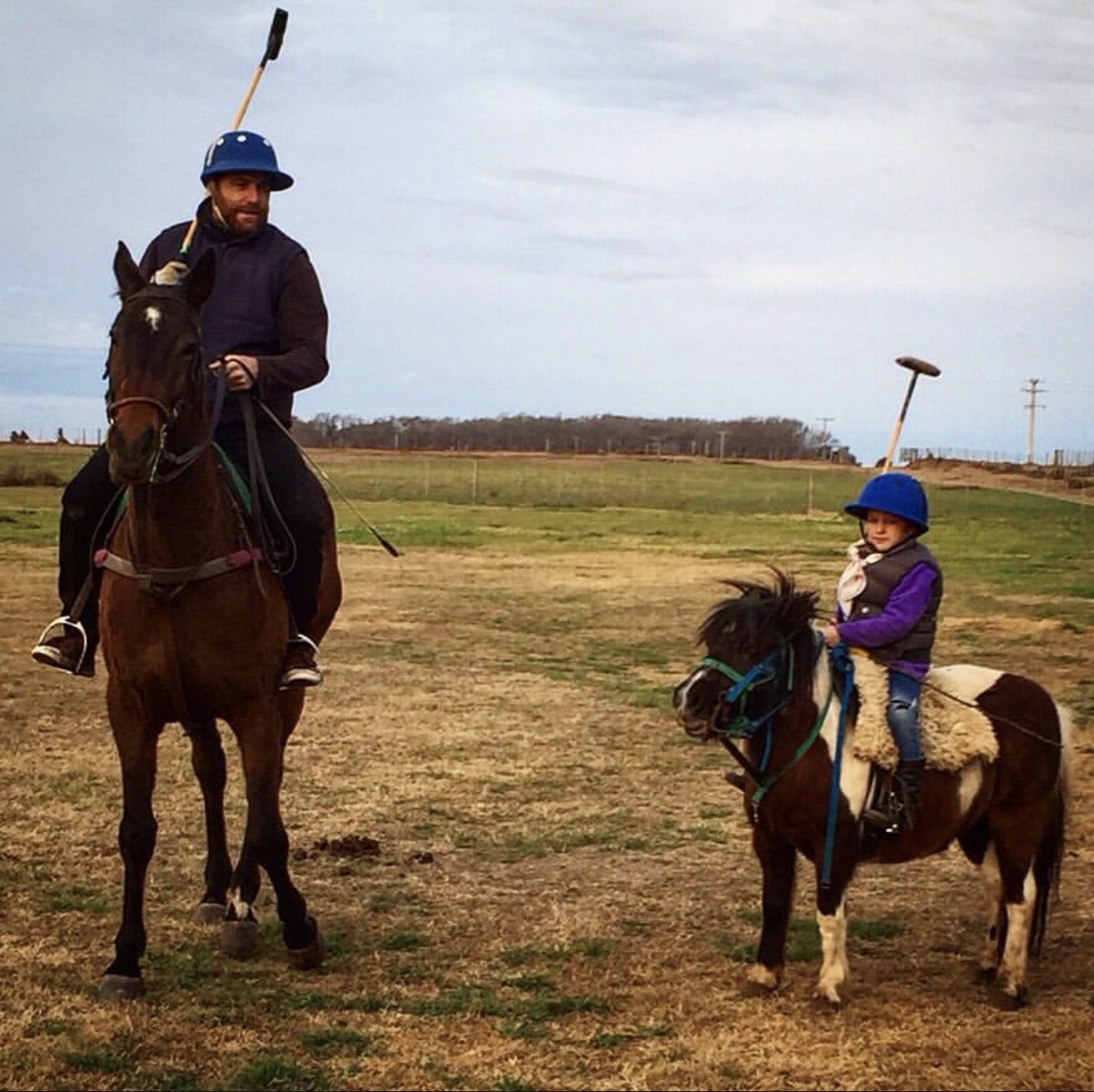 Ignacio Nachi Heguy — polo and family